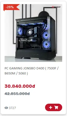 PC GAMING JONSBO D400 PC GAMING JONSBO D400
