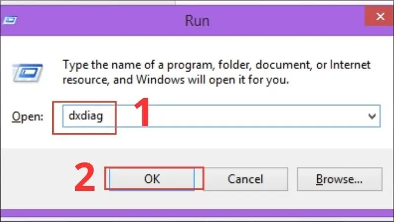 Lệnh Dxdiag Sử dụng lệnh dxdiag kiểm tra model máy tính