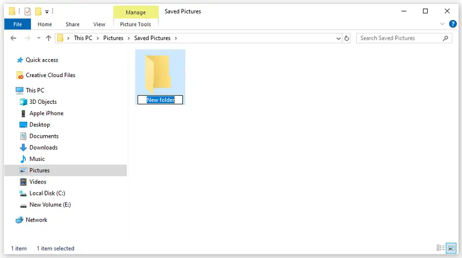 Shortcut New Folder Tạo folder bằng phím tắt Ctrl Shift N