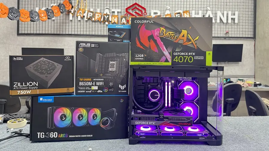 Góc setup PC Đồ họa làm việc