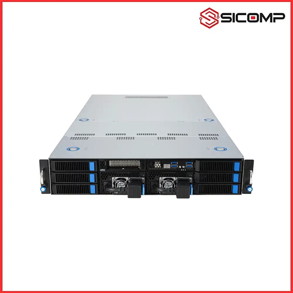 MÁY CHỦ AI HPC ASUS ESC4000A-E12 (1 CPU AMD EPYC 9005 / 2 GPU / 2U RACK SERVER)