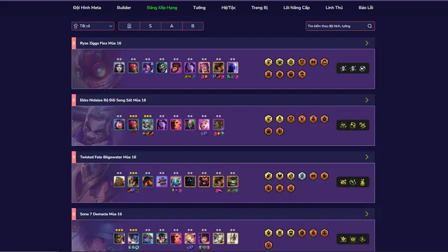 Cách Check Lịch Sử Đấu TFT Siêu Dễ Siêu Chi Tiết Bằng TFT Plus