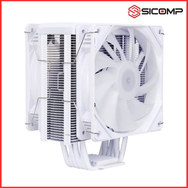 TẢN NHIỆT KHÍ SAMA KA600DW ARGB Sync Main, WHITE, (2fan - 6 ống đồng)