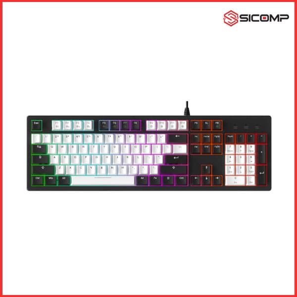 BÀN PHÍM CƠ DAREU EK104 WHITE BLACK