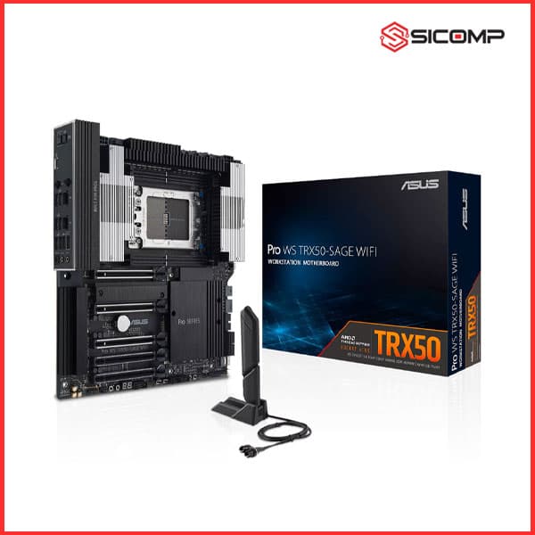 MAINBOARD ASUS PRO WS TRX50-SAGE WIFI (AMD TRX50, SOCKET sTR5, CEB)