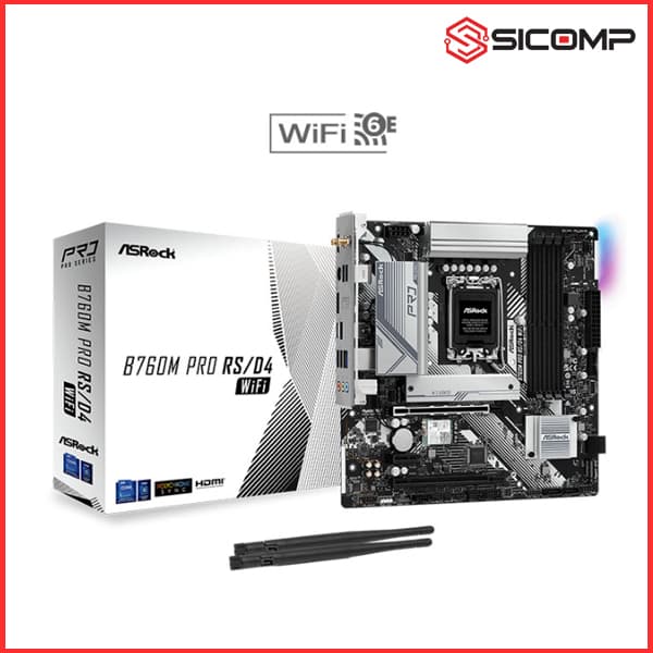 MAINBOARD ASROCK B760M PRO RS/D4 WIFI