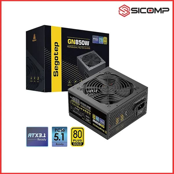 NGUỒN SEGOTEP GN850W 80 PLUS GOLD | ATX 3.1 | PCIE 5.1