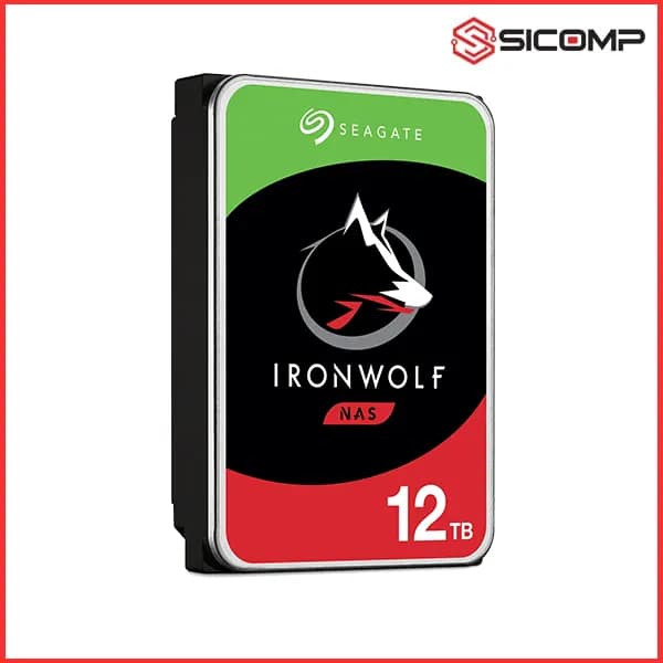 Ổ CỨNG HDD SEAGATE IRONWOLF 12TB ST12000VN0008 (3.5 INCH/ 7200 RPM/ CACHE 256MB/ SATA 3)
