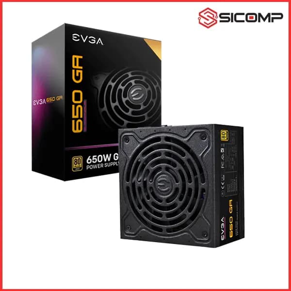 NGUỒN EVGA SUPERNOVA 650GA ( 80 PLUS GOLD / FULL MODULAR )