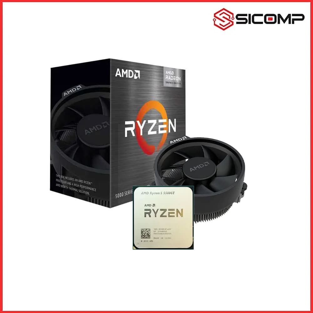 CPU AMD RYZEN 5 5500GT BOX HÃNG