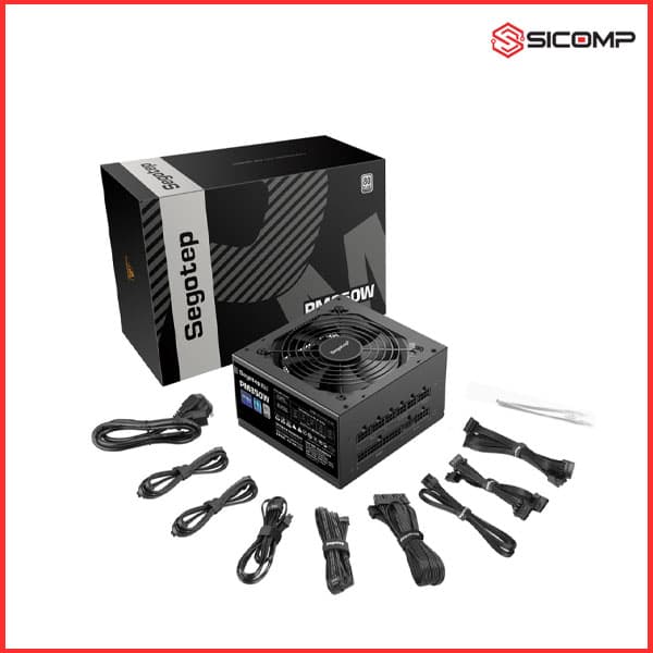 NGUỒN SEGOTEP PM850W 80 PLUS PLATINUM | ATX 3.1 | PCIE 5.1 (MÀU ĐEN) LIKE NEW FULL BOX