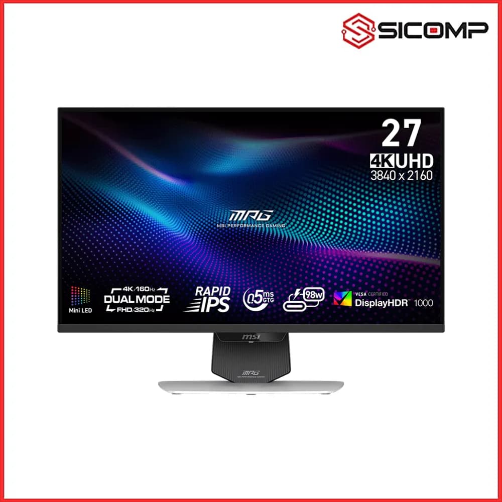 MÀN HÌNH MSI MPG 274URDFW E16M ( 27 INCH / UHD / RAPID IPS / 320Hz / 0.5MS )