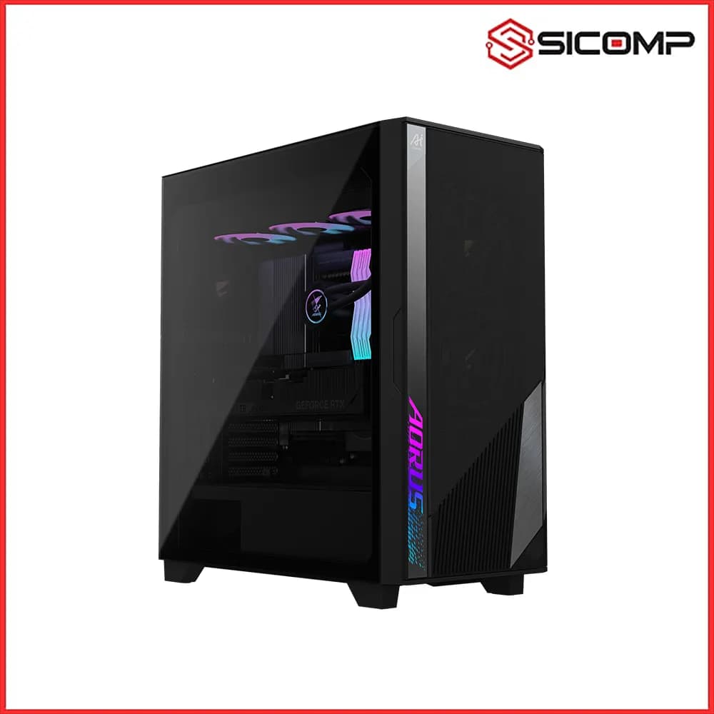 MÁY TÍNH GIGABYTE AI TOP 100 Z890 (U9 285K/ 128GB DDR5/320GB SSD/2TB SSD/RTX 5090/ĐEN)