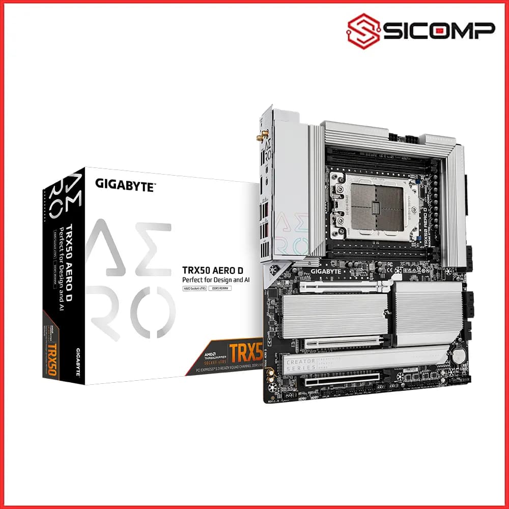 MAINBOARD GIGABYTE TRX50 AERO D (AMD TRX50, SOCKET sTR5, E-ATX)