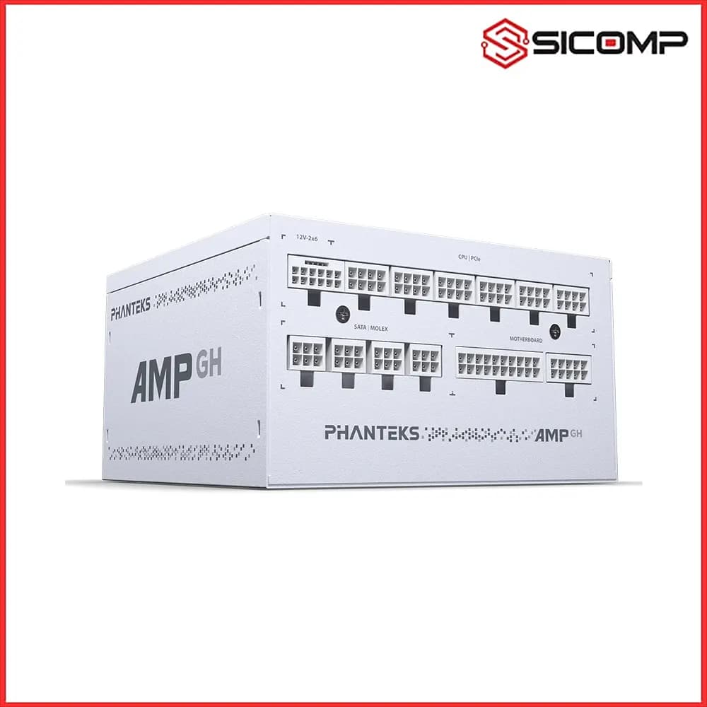 NGUỒN PHANTEKS AMP GH 1000W WHITE (5.1 / ATX 3.1 / FULL MODULAR / 80 PLUS PLATINUM)