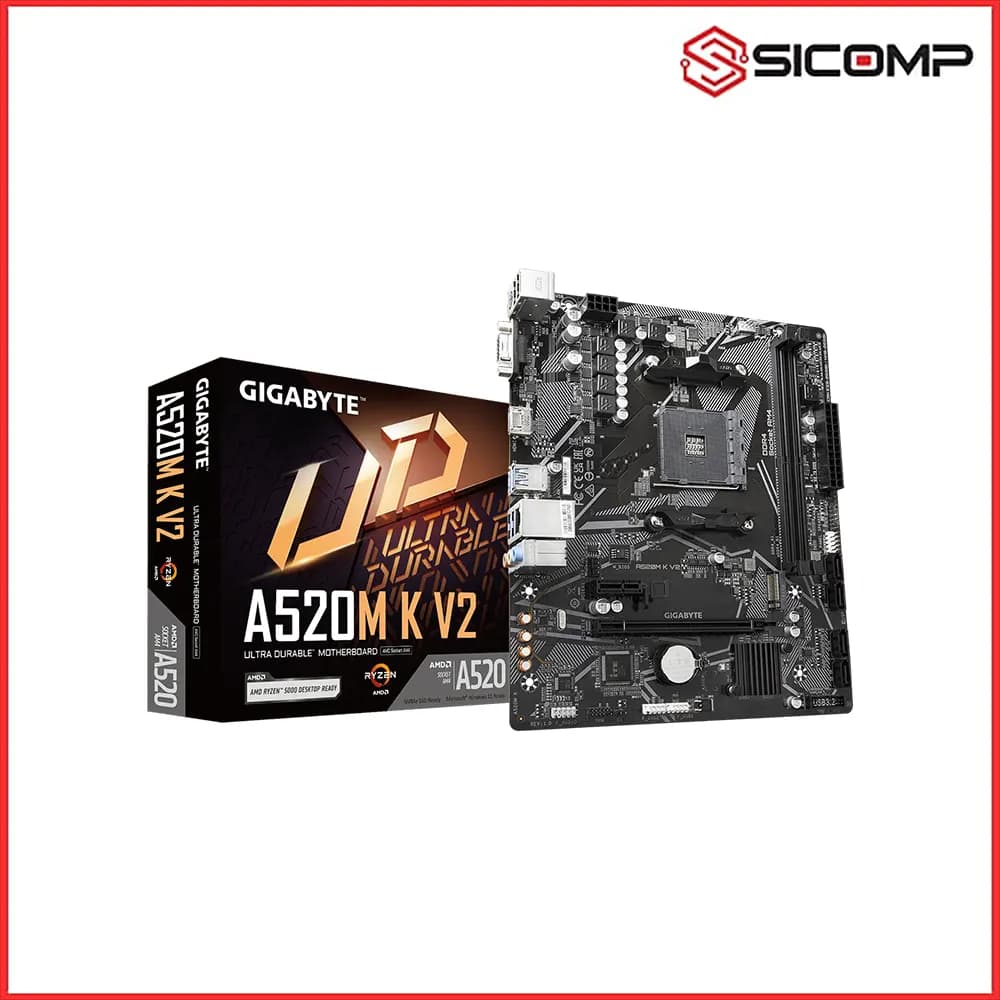 MAINBOARD GIGABYTE A520M-K V2