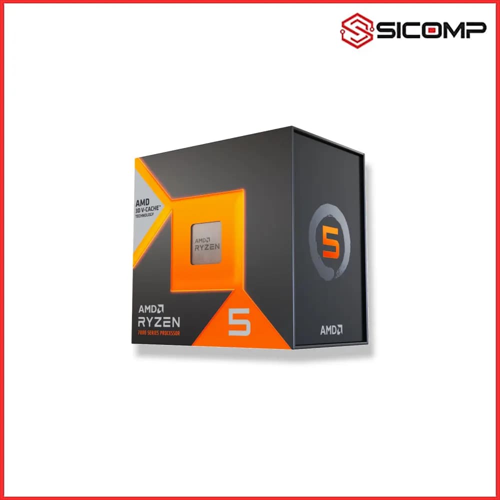 CPU AMD RYZEN 5 7500X3D (4.0 GHZ UP TO 4.5 GHZ / 96MB / 6 CORES 12 THREADS / 65W / SOCKET AM5)