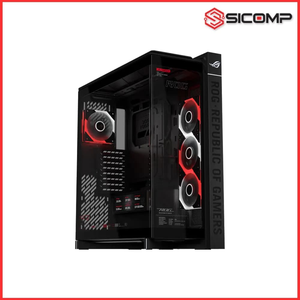 VỎ CASE ASUS ROG CRONOX ARGB (EATX / FULL TOWER / KÈM MÀN HÌNH 9.2 INCH)