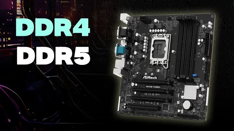 ASRock ra mắt Mainboard H610M Combo - Hỗ Trợ Cả RAM DDR4 và DDR5
