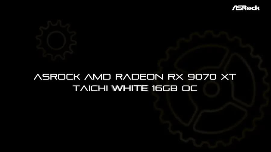 ASRock Ra Mắt RX 9070 XT Taichi Trắng Tích Hợp Màn Hình LCD
