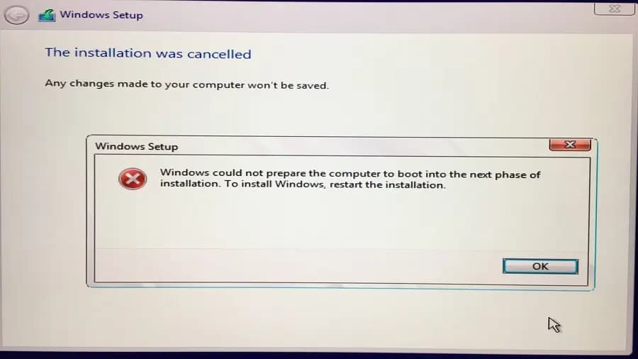 Cách Sửa Lỗi We Couldn't Create a New Partition Khi Cài Win Chi Tiết Nhất