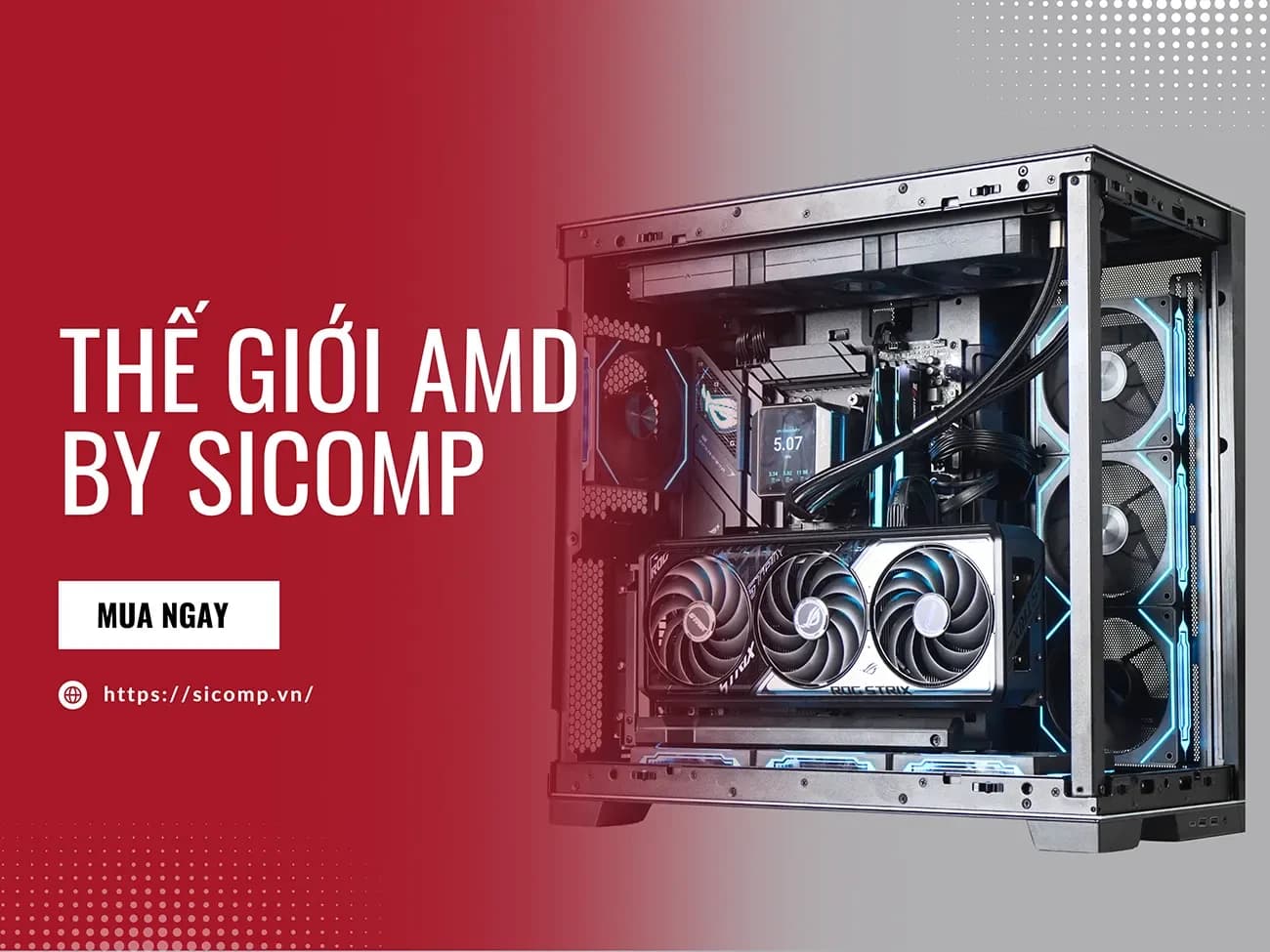 Banner khuyến mãi Sicomp Computer – PC AI, Workstation, Server