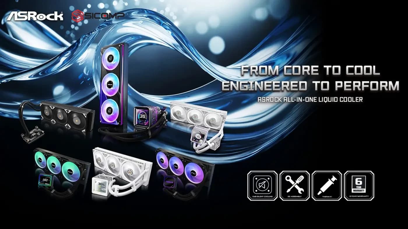 Banner khuyến mãi Sicomp Computer – PC AI, Workstation, Server
