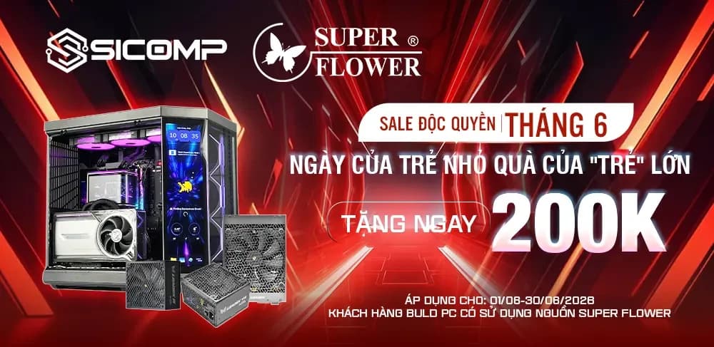 Banner khuyến mãi Sicomp Computer – PC AI, Workstation, Server