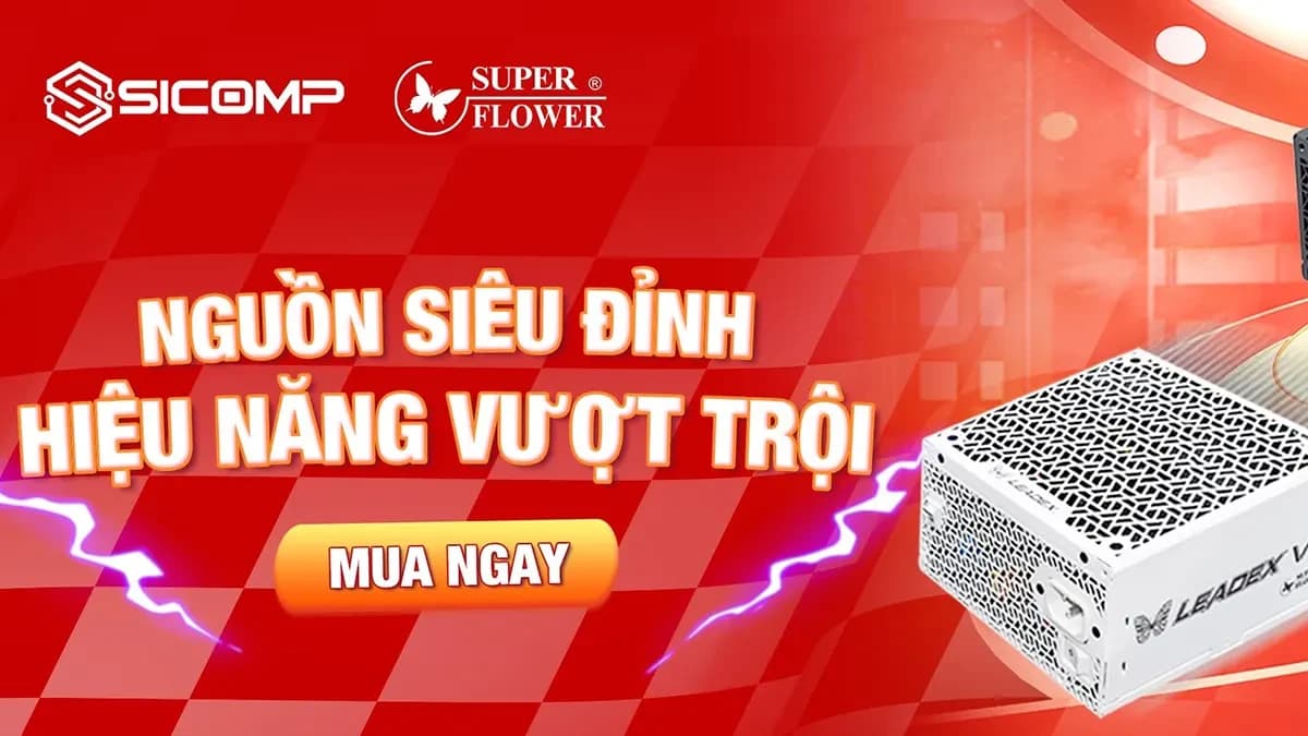 Banner khuyến mãi Sicomp Computer – PC AI, Workstation, Server