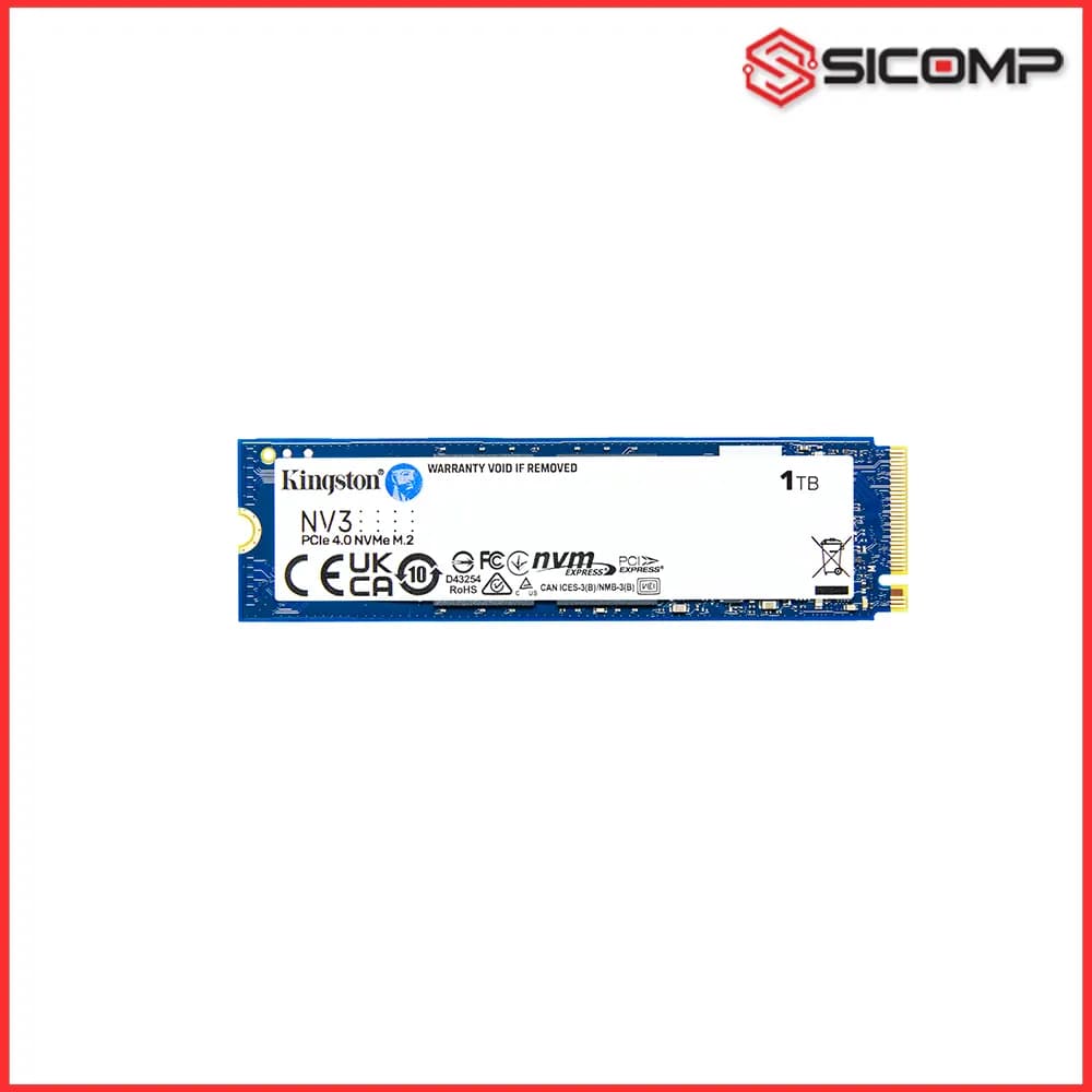 Ổ CỨNG SSD KINGSTON NV3 1TB PCIE 4.0 X4 M.2 NVME