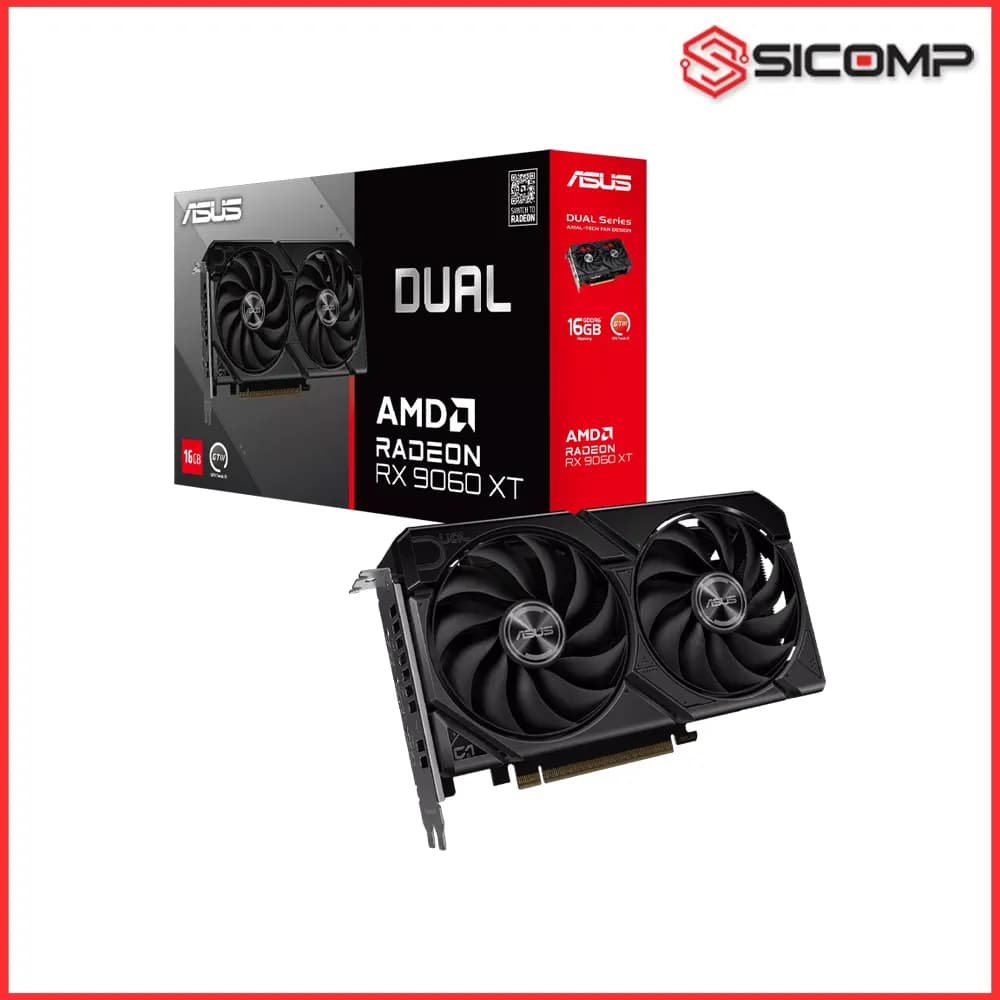 CARD MÀN HÌNH ASUS DUAL RADEON RX 9060 XT 16GB
