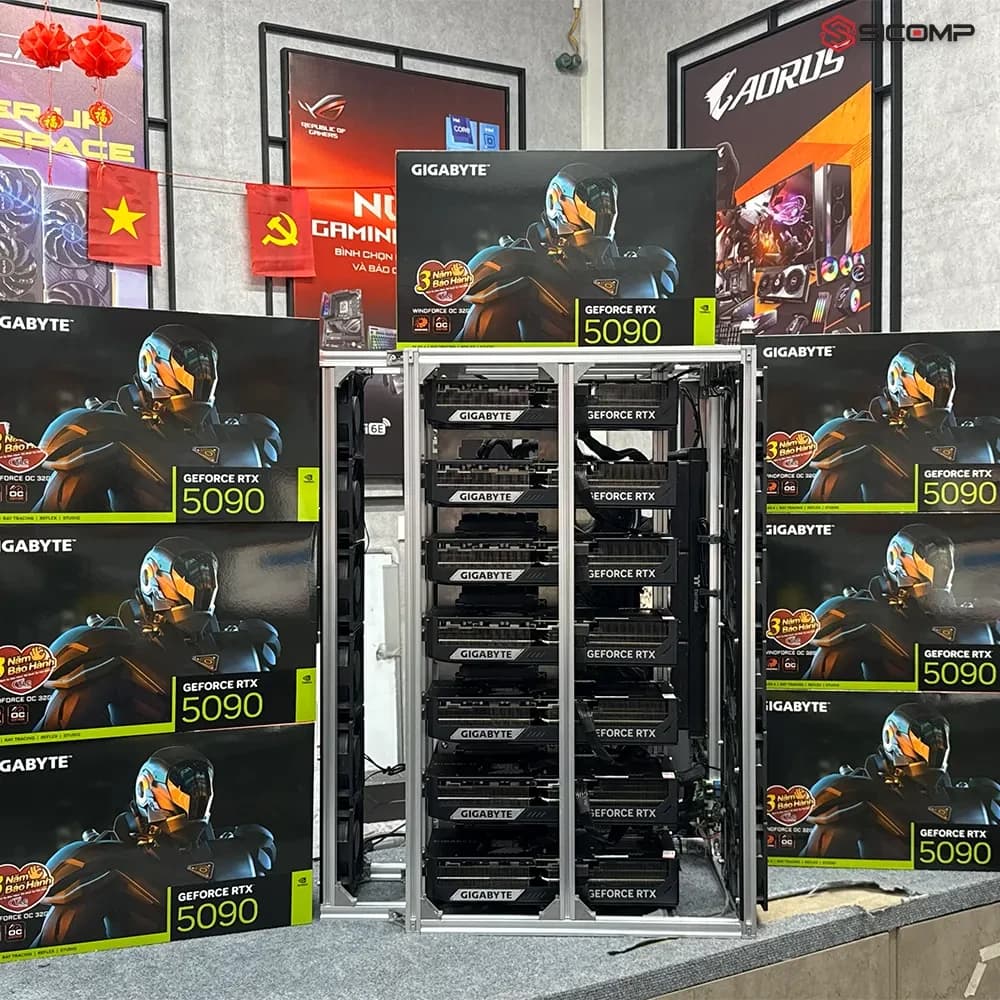PCAI SICOMP THREADRIPPER PRO 9965WX / WRX90E-SAGE / 7 X RTX 5090