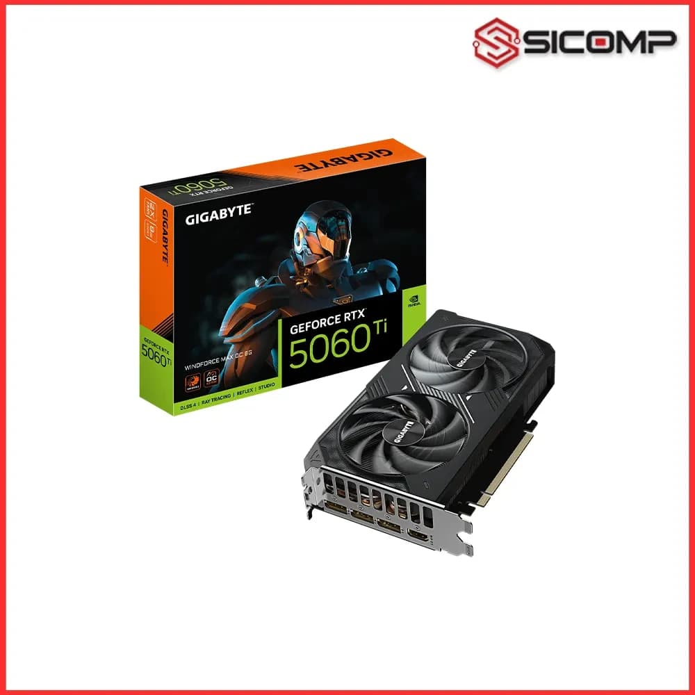 CARD MÀN HÌNH GIGABYTE GEFORCE RTX 5060 TI WINDFORCE MAX OC 8G