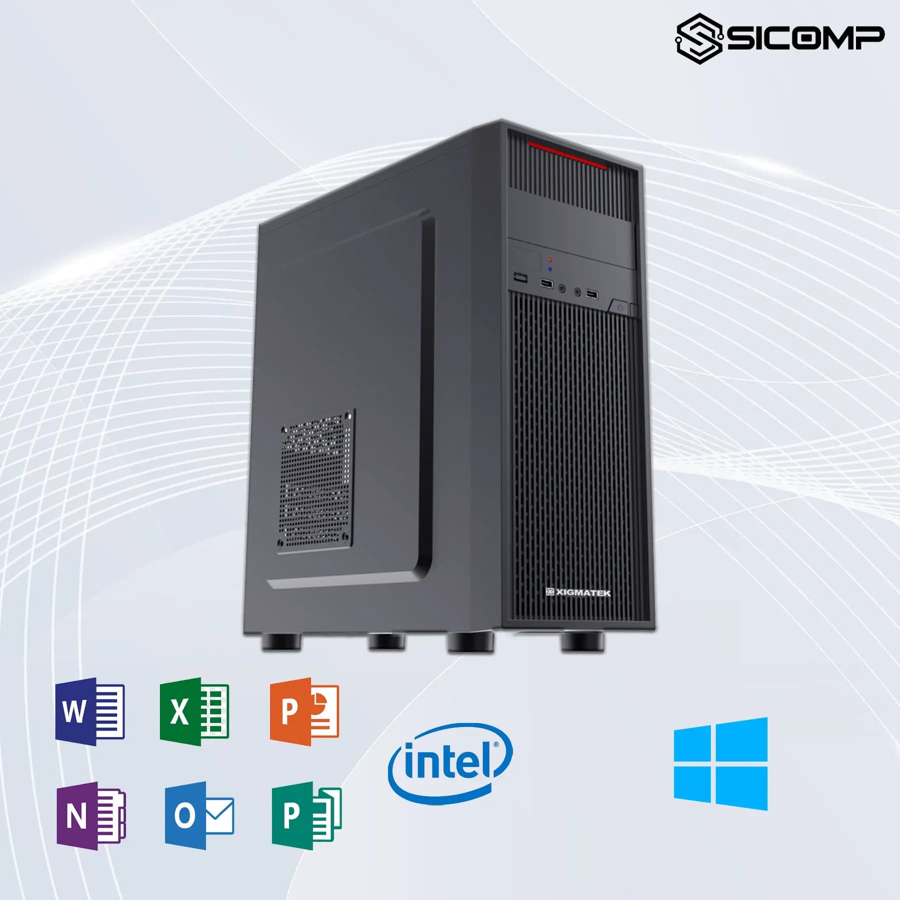 PCSC OFFICE INTEL I3 12100 | 8GB | 256GB