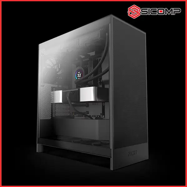 VỎ CASE NZXT H7 FLOW ALL BLACK (2024) (MID TOWER/ MÀU ĐEN), Picture 1