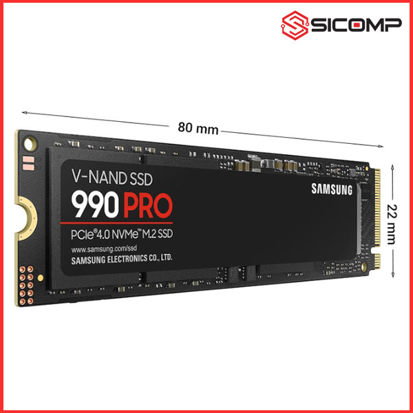 Ổ CỨNG SSD SAMSUNG 990 PRO 1TB PCIE NVME 4.0X4 (ĐỌC 7450MB/S - GHI 6900MB/S), Picture 2