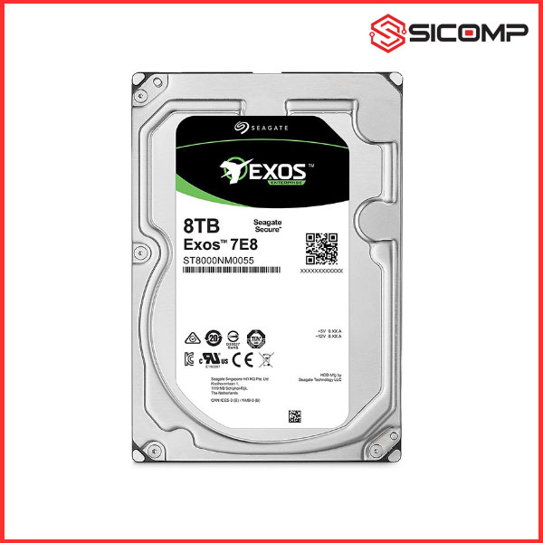 Ổ CỨNG HDD SEAGATE EXOS 7E8 8TB (3.5 INCH, SATA 6Gb/s, 7200RPM), Picture 2