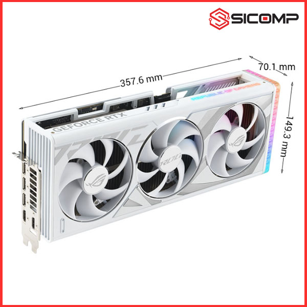 CARD MÀN HÌNH ASUS ROG STRIX RTX 4090 24GB GDDR6X WHITE OC EDITION, Picture 2