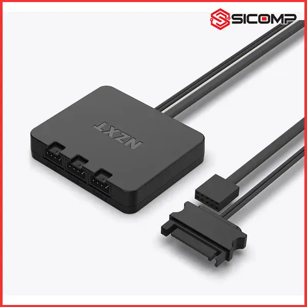 FAN NZXT F140RGB BLACK - TWIN (PACK 2 FAN RGB 140MM/ CÓ HUB), Picture 3