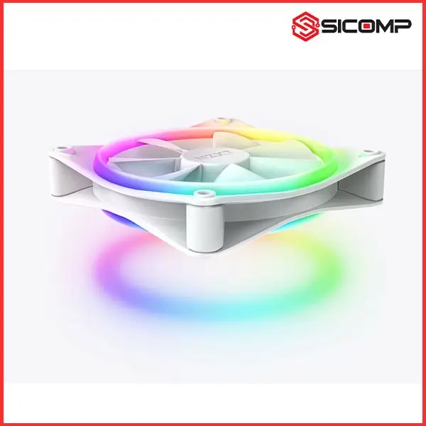 FAN NZXT F120RGB DUO WHITE - TRIPLE (PACK 3 FAN RGB 120MM/ CÓ HUB), Picture 2