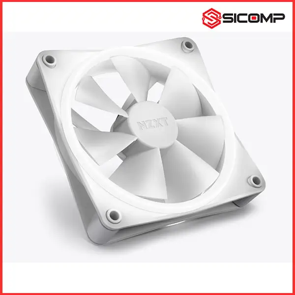 FAN NZXT F120RGB DUO WHITE - TRIPLE (PACK 3 FAN RGB 120MM/ CÓ HUB), Picture 3