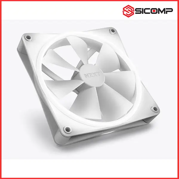 FAN NZXT F140RGB DUO WHITE - TWIN (PACK 2 FAN RGB 140MM/ CÓ HUB), Picture 3