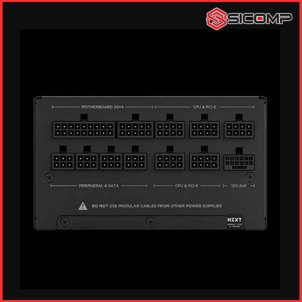 NGUỒN NZXT C1200 BLACK ATX 3.1 80 PLUS GOLD PA-2G2BB-EU, Picture 4