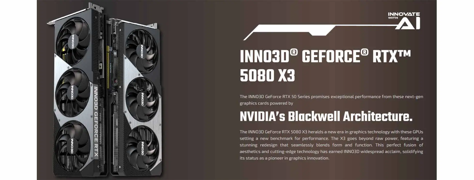 Card màn hình INNO3D GeForce RTX 5080 X3 OC