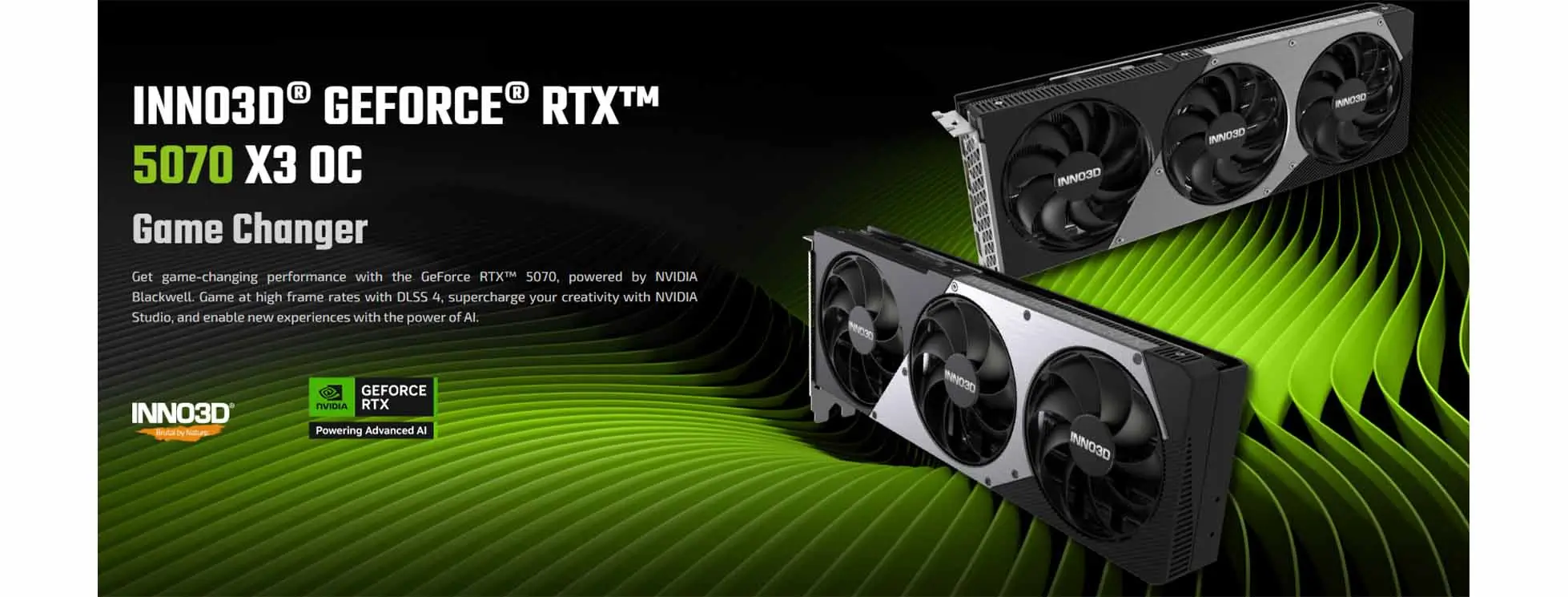 CARD MÀN HÌNH INNO3D GEFORCE RTX 5070 X3 OC