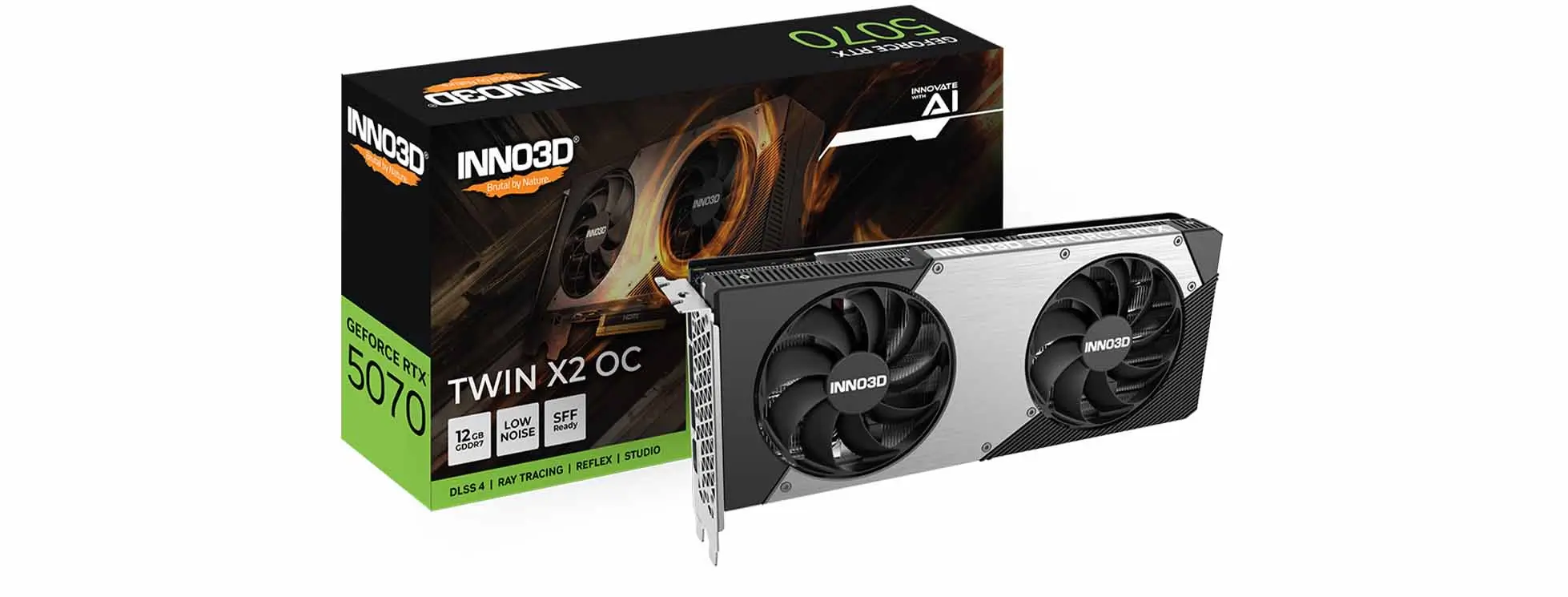 Card màn hình Inno3D GeForce RTX 5070 TWIN X2 OC