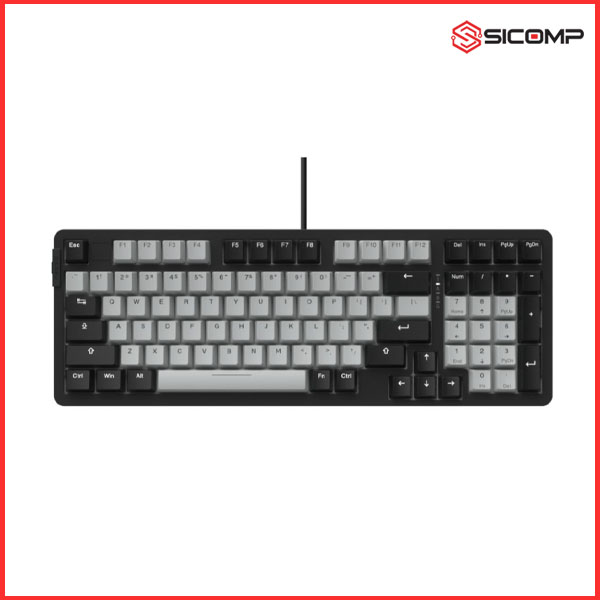 BÀN PHÍM QUANG CƠ GAMING DAREU EK98X PBT BLACK-GREY (WATERPROOF, OPTICAL SW, MULTI LED), Picture 2