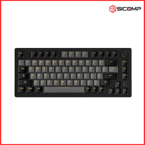 BÀN PHÍM CƠ DAREU EK75 PRO TRIPLE MODE BLACK GOLDEN DREAM SWITCH, Picture 5