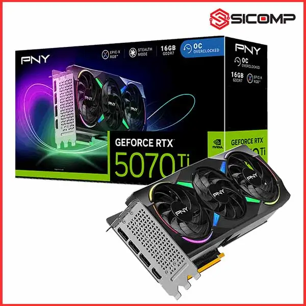 CARD MÀN HÌNH PNY GeForce RTX 5070 ARGB EPIC-X RGB Triple Fan, Picture 8