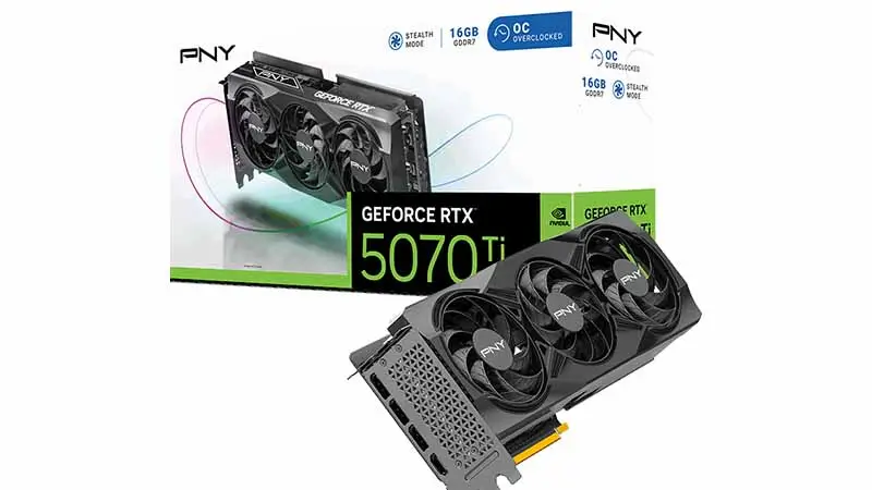 CARD MÀN HÌNH PNY GEFORCE RTX 5070Ti OC TRIPLE FAN